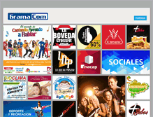 Tablet Screenshot of gramacom.cl